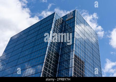 Toronto, Canada - April 26, 2023: Unilever Canada head office building in Toronto. Stock Photo