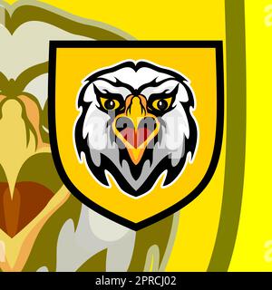 eagle logo mascot for a sport team Stock Vector