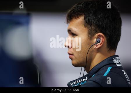 SUZUKA, JAPAN, Suzuka Circuit, 7. October: Alexander Albon (THA) of team Williams during FP2 during the Japanese Formula One Grand Prix at the Suzuka Stock Photo