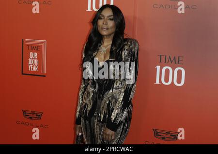 New York, United States. 26th Apr, 2023. Angela Bassett arrives on the red carpet at the 2023 TIME100 Gala on Wednesday, April 26, 2023 in New York City. Photo by Peter Foley/UPI Credit: UPI/Alamy Live News Stock Photo