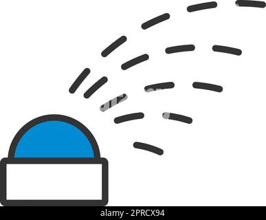 Automatic Watering Icon Stock Vector