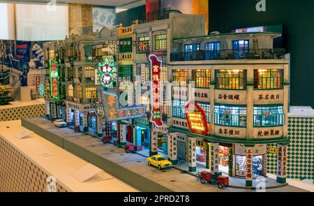 Modelo Em Miniatura Antigo Hong Kong Imagem Editorial - Imagem de figurino,  jogo: 265916405