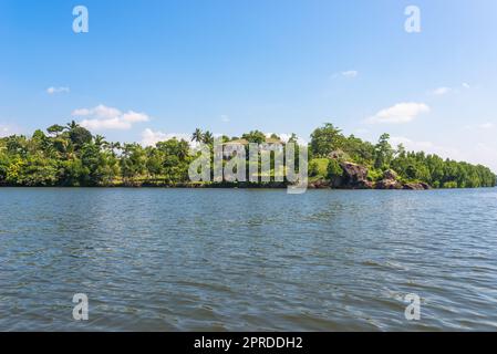 The Hikkaduwa Lake in the north-east of the same touristy town Hikkaduwa Stock Photo