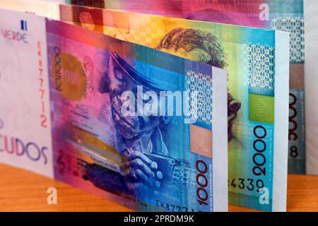 Cape Verdean money - escudo a business background Stock Photo