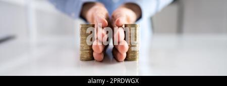 Separate Money And Assets During Divorce Stock Photo