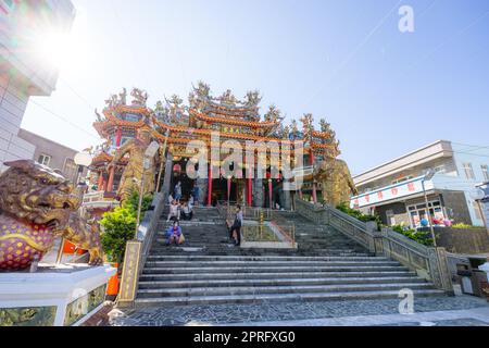 Penghu, Taiwan 22 June 2022: Zhuwan Dayi Temple in penghu of Taiwan Stock Photo