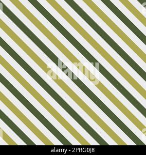 Green color and yellow strip on gray background. Pattern diagonal stripe seamless for graphic design, fabric, textile, fashion. Stock Photo