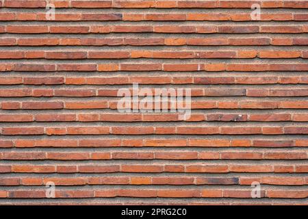 Background from a wall made of red clinker bricks Stock Photo