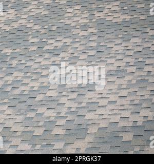 Flexible shingles of bitumen roofing surface. Background mosaic texture ...