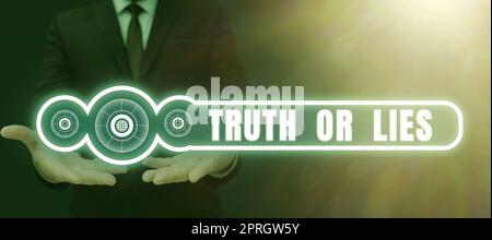 Hand writing sign Truth Or Lies. Business idea Decide between a fact or telling a lie Doubt confusion Important Message Presented On Notebook On Desk With Vintage Camera. Stock Photo
