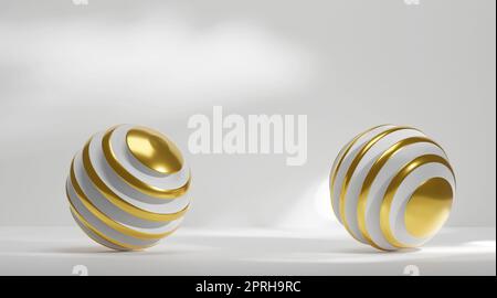 3d rendering of a golden spherical puzzle with one piece disconnected.  Isolated on white background Stock Photo - Alamy