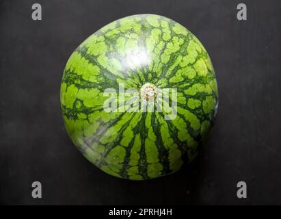 Watermelon isolated on black background Stock Photo