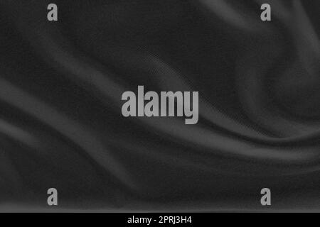 luxury black silk or satin texture background with liquid wave or wavy ...