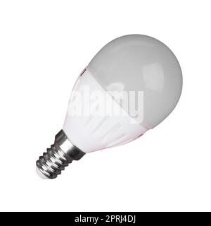 a LED light bulb on a transparent background Stock Photo