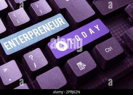 Text showing inspiration Entrepreneur, Business showcase enterprise resource planning centralized database for business processes Typing Firewall Prog Stock Photo
