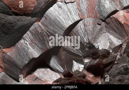 Hematite / Haematite (principal ore of iron) Stock Photo