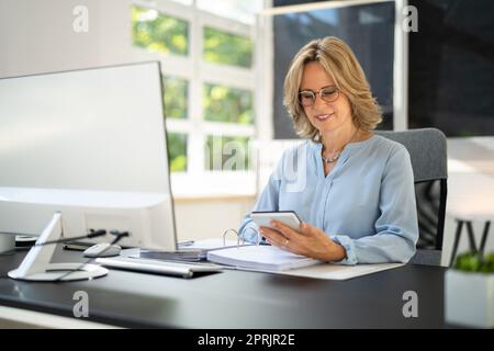 Business Invoice Tax Management Stock Photo
