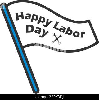 Labor Day Icon Stock Vector