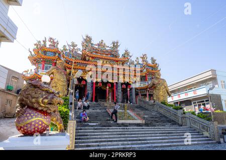 Penghu, Taiwan 22 June 2022: Zhuwan Dayi Temple in penghu of Taiwan Stock Photo