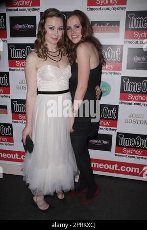 Robin McLeavy and Victoria Thaine The 'Loved Ones' premiere afterparty at Cargo Bar Sydney, Australia - 27.10.10 Stock Photo