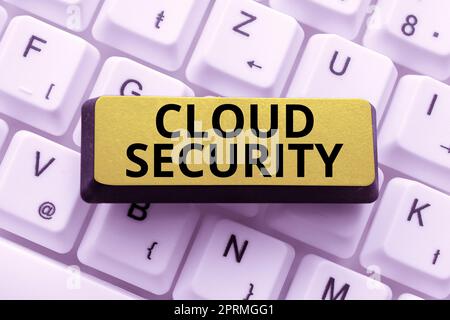 Handwriting text Cloud Security, Word Written on Empowers individuals Encourages them to take responsibility Important Informations Written On Compute Stock Photo