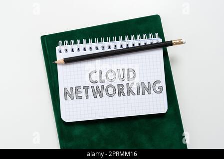 Inspiration showing sign Cloud Networking, Word for application of engineering to the development of software Stock Photo