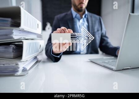 Tax E Invoice Document Software Stock Photo