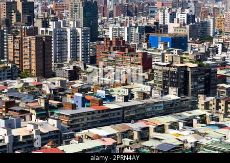 Taipei, Taiwan 28 September 2022: Taipei downtown city skyline Stock Photo