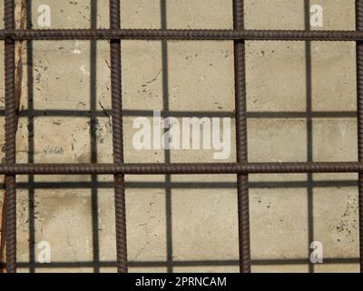 Building structures made of concrete slabs Stock Photo