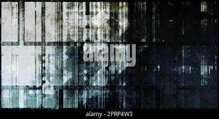 Technology Grunge Background Abstract as a Futuristic Concept Stock Photo