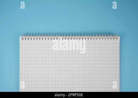 squared sheets notebook Stock Photo