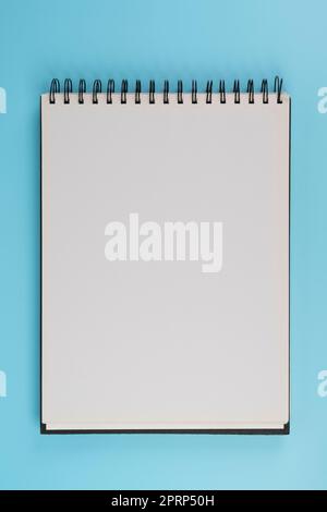 blank sheets notebook Stock Photo