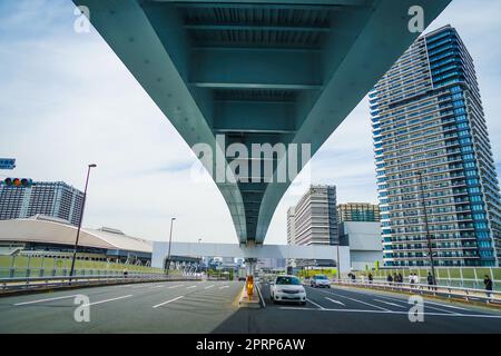 Image of the town of Ariake Stock Photo