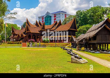 Crafts & Cultural Handicraft Complex and Negeri Sembilan State Museum is located in Seremban, Negeri Sembilan. Peninsular Malaysia. Stock Photo