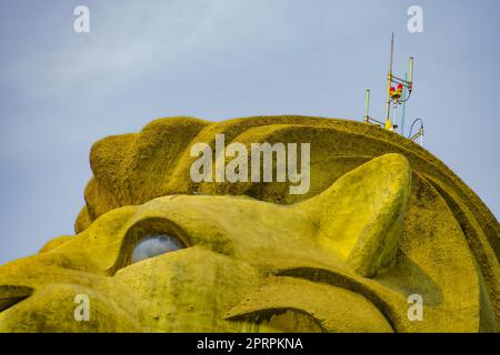 Merlion on Sentosa Stock Photo