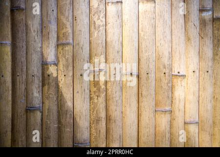 Bamboo wood wall background, zen wallpaper texture Stock Photo