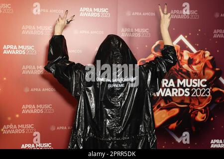 Sydney, Australia. 27th April 2023. Tbc attends the APRA Music Awards 2023 at Grand Ballroom, International Convention Centre, Darling Harbour. Credit: Richard Milnes/Alamy Live News Stock Photo