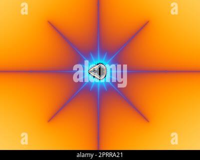 Infinite Shape Zoom In 3D-Illustration of a beautiful zoom into the infinite mathematical ...