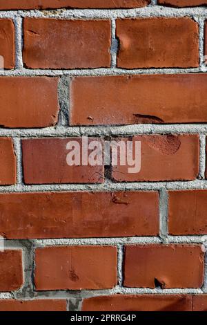 A photo of a very old brick wall with spider hole Stock Photo