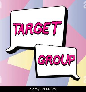Handwriting text Target Group. Word Written on Particular showing that an advertisement intended to reach to Stock Photo
