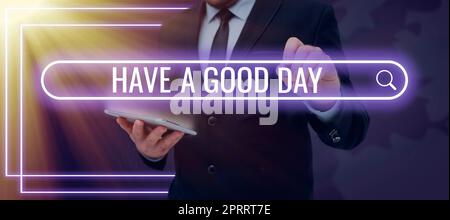 Text showing inspiration The Big Economy. Business concept Nice gesture positive wishes Greeting Enjoy Be happy Stock Photo