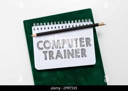 Text showing inspiration Computer Trainer, Business overview geographically distributed network of proxy servers Stock Photo