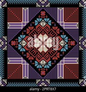 Decorative Palestinian pattern 14 Stock Vector