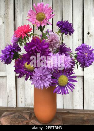 Flowers are always a worthy gift for a birthday, wedding, as a guest gift for the lady of the house or on a flower card Stock Photo