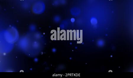 Blue Lens flare particles. Abstract background Stock Photo