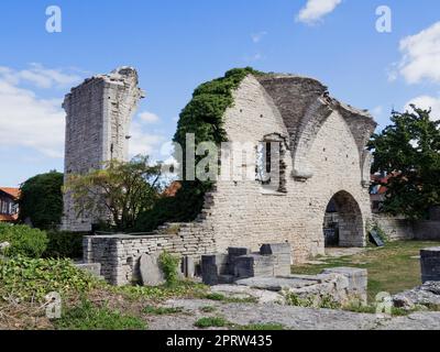 Sweden, Gotland - St Pers Ruin in Visby Stock Photo