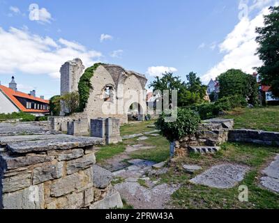 Sweden, Gotland - St Pers Ruin in Visby Stock Photo