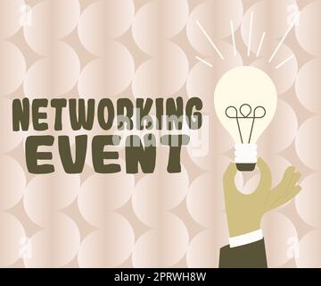 Conceptual caption Networking Event, Business idea used to say that everyone makes mistakes or fault Stock Photo