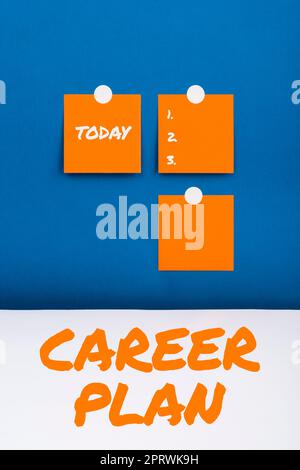 Text showing inspiration Career Plan. Business overview ongoing process where you Explore your interests and abilities Stock Photo