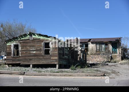 Hayden, AZ., U.S.A. February 24, 2018.  Founded in 1909 by the Kennecott Copper Corp. In 1912, the company built a 1,000 ft (300 m) smelter Stock Photo